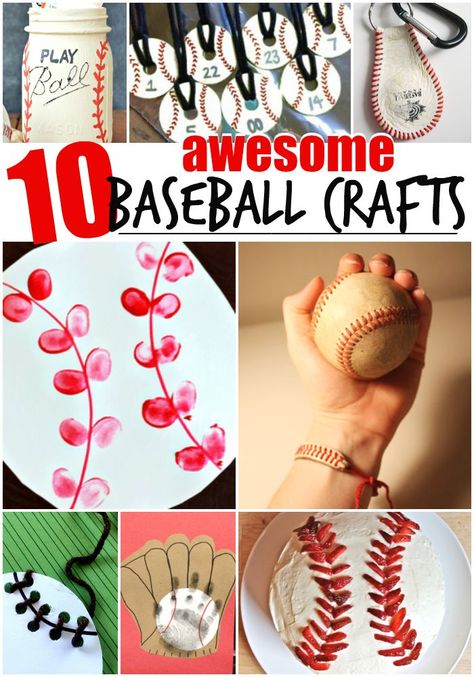 Baseball + art = happiness for every sports obsessed kids! It’s time to combine America’s favorite past time, baseball, and art into one awesome project. Or, in this case, 10 awesome projects. Check out these 10 awesome baseball crafts that your kids are sure to love! There’s a project here for every age, pick whichever ones...Read More » Baseball Crafts To Sell, Baseball Crafts For Kids, Art Happiness, Baseball Crafts, Sport Exercise, Baseball Ball, Baseball Art, Sport Craft, Baseball Party