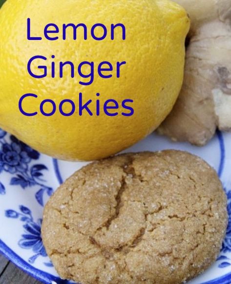 Lemon Ginger Cookies - A Foodie Stays Fit Lemon Ginger Cookies Recipe, Cookies Soft And Chewy, Ginger Cookie Recipes, Realistic Fashion, Cookie Sandwiches, Ice Cream Scooper, Lemon Ginger, Ginger Cookies, Lemon Cookies