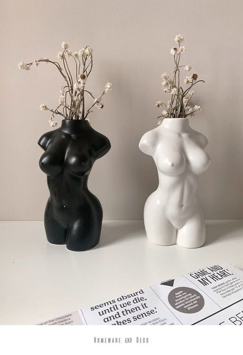 Venus Sculpture, Vase Nordic, Sanctuary Decor, Body Vase, High Aesthetic, Sculpture Ceramic, Sculpture Art Clay, House Deco, Clay Crafts Air Dry