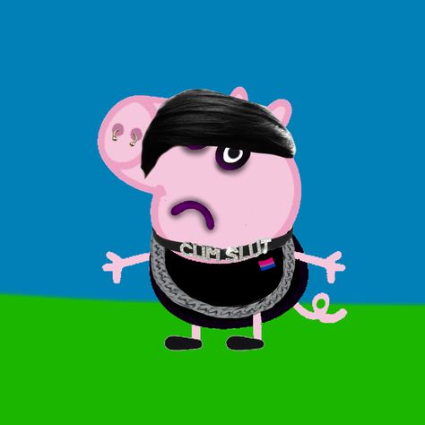 pidoras george💀 Peppa Pig Pictures, Emo Meme, George Peppa, Peppa Pig Funny, Emo Pictures, Fat Pig, Peppa Pig George, Oompa Loompa, Pig Pictures