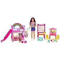 Dolls Furniture, Barbie Sets, Skipper Doll, Barbie Skipper, Baby Doll Accessories, Art Easel, Kids Exploring, Toddler Dolls, Barbie Furniture