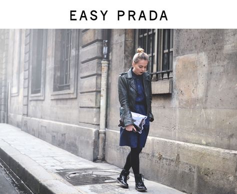 LizaChloe: EASY PRADA Doc Martens Outfits, Good Work Boots, Dr Martens Outfit, Dr Martens Style, Doc Martens Style, Martens Style, Doc Martens Outfit, Prada Dress, Jeans Outfit Winter