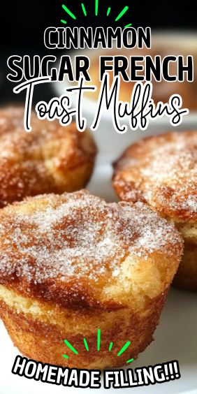 Cinnamon Sugar French Toast Muffins Cinnamon Sugar French Toast, French Toast Muffins, Cozy Weekend, Cinnamon French Toast, Homemade Muffins, French Toast Recipe, Breakfast Cookies, Mini Muffins, Easy Delicious