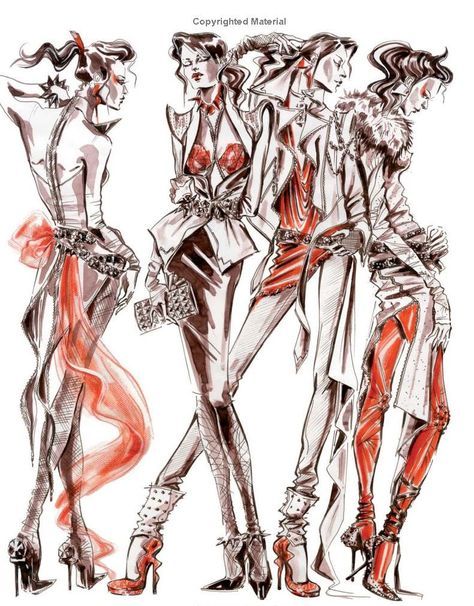 Fashion Illustration Inspiration, Anna Kiper, Croquis Fashion, Fashion Design Drawing, Fashion Illustrations Techniques, Fashion Design Sketch, Fashion Design Sketchbook, Fashion Design Portfolio, Fashion Sketchbook