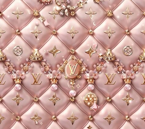 Pink Chanel Wallpapers, Backgrounds Preppy, Fancy Backdrop, Coach Wallpaper, Lv Wallpaper, Ink Aesthetic, Pink Ribbon Wallpaper, Pink And Gold Wallpaper, Iphone Wallpaper Stars