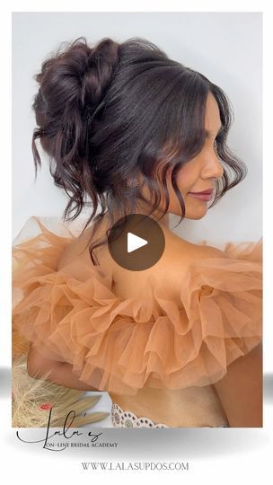 103K views · 677 reactions | 🤎Effortless voluminous high bun - full tutorial at Lala’s Bridal Academy: https://lalasupdos.com/education | Lala's Updos | Avi Snow · What I Need High Bun, Voluminous Hair, What I Need, Click The Link, Link In Bio, Hair Color, Education, Hair Styles, Hair