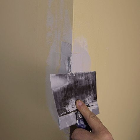 How to Patch and Repair Drywall Patching Holes In Walls, Fixing Drywall, Drywall Corners, Hanging Drywall, Drywall Tape, How To Patch Drywall, House Repair, Paint Tips, Addition Ideas