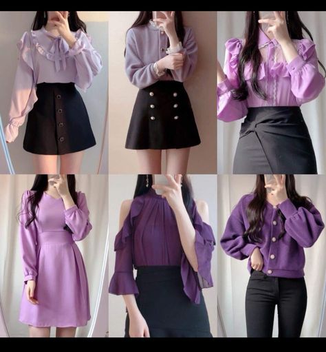 Business Casual Outfits Purple, Purple And Black Outfits Classy, Purple Classy Outfits, Purple Business Casual, Cute Purple Outfits Aesthetic, Purple Academia Outfit, Charlotte Outfits, Sister Fashion, Business Fits