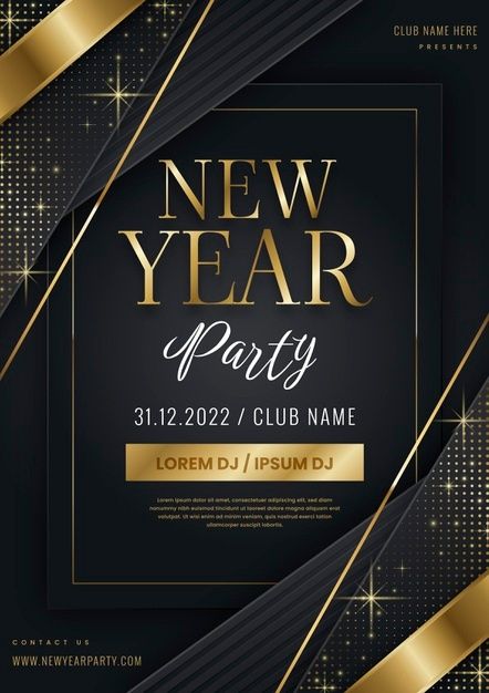 Elegant Poster, Happy New Year Banner, Vector Gradient, New Year Banner, New Years Poster, Key Visual, Vertical Poster, Poster Template, Happy New