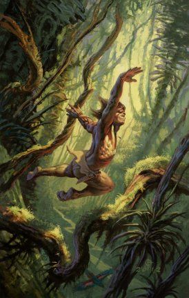 ERBzine 0492: Jungle Tales of Tarzan: St. John Art Tarzan Illustration, Pulp Comics, Tarzan Of The Apes, Edgar Rice Burroughs, Pulp Art, Dark Horse Comics, In The Jungle, Fantasy Artist, Fantasy Warrior