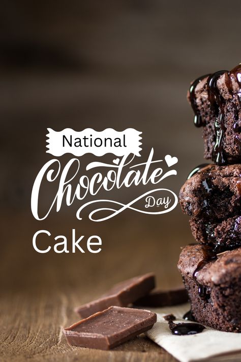 Celebrate National Chocolate Cake Day! National Chocolate Day, National Chocolate Cake Day, Chocolate Cake From Scratch, Perfect Chocolate Cake, Gooey Brownies, Molten Lava Cakes, Chocolate Sheet Cake, Caramel Frosting, Decadent Chocolate Cake