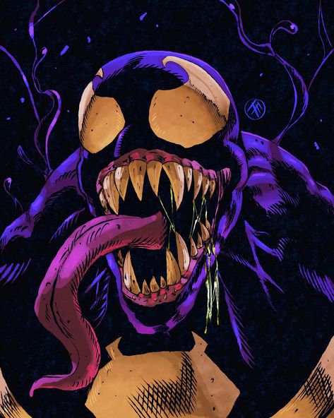 Spiderman Symbiote, Spiderman Comic Art, Symbiotes Marvel, Venom Art, Venom Comics, Arte Punk, Marvel Venom, Spiderman Artwork, Marvel Villains