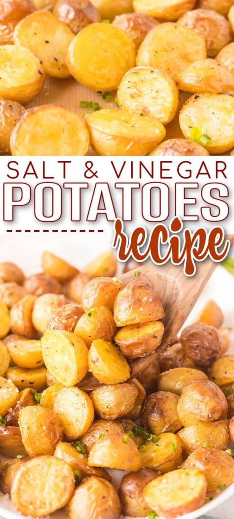 Salt Vinegar Potatoes, Salt And Vinegar Fish, Cube Potatoes Recipes, Salt Potatoes Recipes, Boiled Potato Recipes, Salty Potatoes, Vinegar Potatoes, Gold Potato Recipes, Salt Potatoes