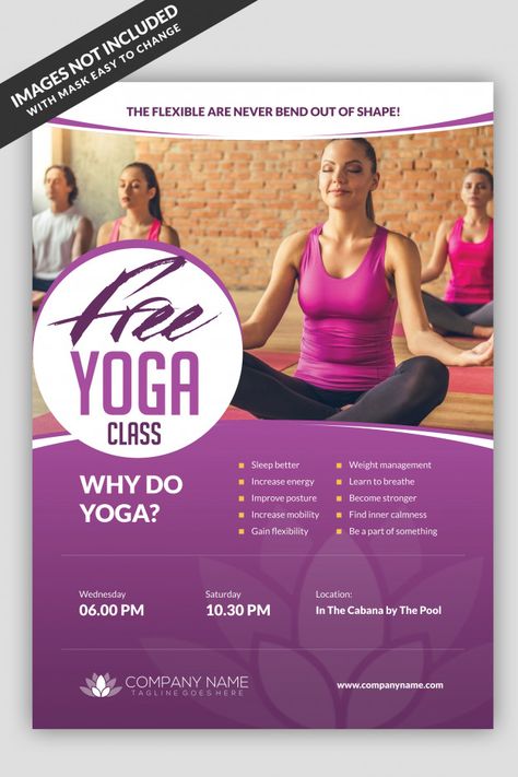 Yoga class flyer template Premium Psd | Premium Psd #Freepik #psd #brochure #flyer #cover #template Man Doing Yoga, Yoga Flyer, Family Yoga, Sports Science, Fitness Flyer, Class Poster, Yoga Lessons, Yoga Poster, Online Yoga Classes