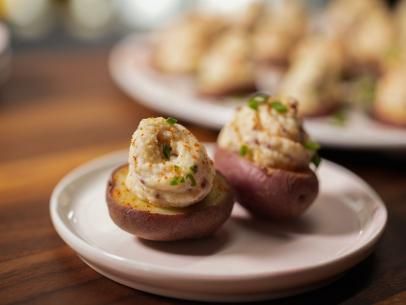 Deviled Potatoes, Spring Feast, Red Bliss Potatoes, The Kitchen Food Network, Sunny Anderson, Potatoes Recipe, Salad Side Dishes, Potato Dishes, Kitchen Food