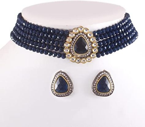 Shifra Jewels are your one-stop destination for making any given day an occasion Indian Necklace Set, Necklace Set With Earrings, Indian Necklace, Jewellery Ideas, Black Choker, Jewelry Lover, Bridal Wedding, Necklace Set, Wedding Bridal