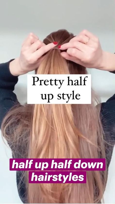 half up half down hairstyles | Hair styles, Hairdo for long hair, Up hairstyles Bubble Braid Hairstyles, Bubble Braid, Bridesmaid Hair Half Up, Hairstyles For Medium Length Hair Easy, Updos For Medium Length Hair, Bridesmaid Hair Down, Homecoming Hair Down, Long Hairstyle, Cute Hairstyles For Medium Hair