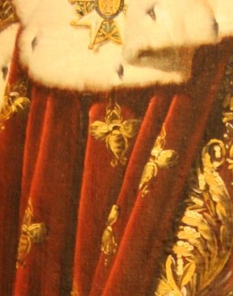 Napoleon Bee, First French Empire, Keeping Bees, Coronation Robes, Napoleon Bonaparte, Early Middle Ages, French Empire, Royal Red, Gold Embroidery