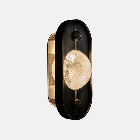 OURANOS | WALL SCONCE Christopher Boots, Pedestal Side Table, Big Mirror, Long Walls, Boutique Collection, Standing Mirror, Marble Coffee Table, Ball Pendant, Crystal Sphere