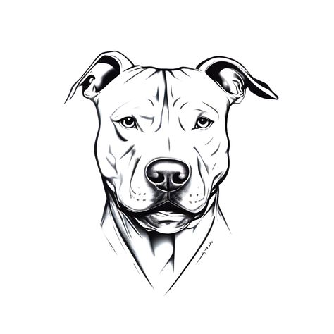 Pitbull Outline, Bjj Tattoo, Pit Bull Drawing, How To Draw Dogs, Pitbull Drawing, Draw Dogs, Tattoos Dog, Pitbull Tattoo, Pitbull Art