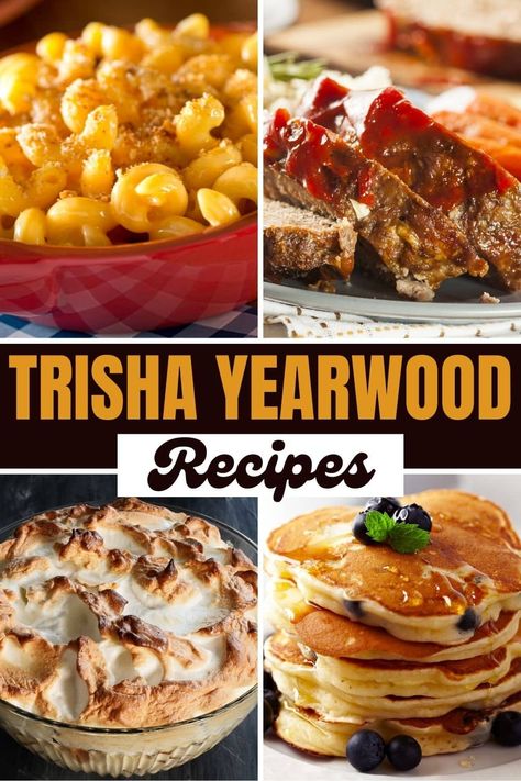 Try these Trisha Yearwood recipes straight from the Food Network star's kitchen for a taste of southern cooking! From mac and cheese to meatloaf, these comfort food favorites are as good as it gets. Trisha Yearwood Banana Pudding Recipe, Trisha Yearwood Banana Pudding, Trish Yearwood Recipes, Tricia Yearwood Recipes, Celebrity Chef Recipes, Trisha Yearwood Recipes, Southern Cooking Recipes, Food Network Chefs, Banana Pudding Recipe