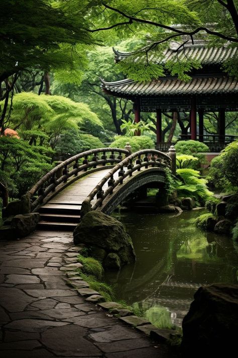 Japanese Homes, Japanese Garden Landscape, Garden Paradise, Asian Landscape, Japanese Zen Garden, Japanese Garden Design, Asian Garden, Japanese Landscape, Japanese Gardens