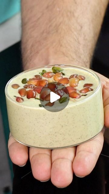 Vineet Bhatia MBE on Instagram: "Wake up to the ultimate vegan Overnight Pistachio Oats 🌙✨ Full video in my bio 🔗 Ingredients 👇 - 3 heaped tablespoons quick oats - 1 tablespoon chia seeds - 1½ tablespoons pistachio butter - 130ml almond milk - 1½ tablespoons golden syrup - A pinch of cardamom powder Recipe 👇 1. Put all the ingredients in a blender and blitz together to form a thick soup like texture 2. Pour into a glass bowl and garnish with pistachio, pine nuts and pomegranate 3. Refrigerate overnight #OvernightOatsMagic #VeganBreakfastIdeas #PistachioPower #PlantBasedPerfection #EasyVeganMeals #BreakfastBliss #NutritionGoals #MorningRituals #DairyFreeDelight #QuickHealthyMeals #GourmetAtHome #FoodieFaves #TasteTheWellness #SustainableEating #CreativeCuisine #FoodTrendsetter #Wholes Pistachio Oats, Thick Soup, Pistachio Butter, Sustainable Eating, Powder Recipe, Cardamom Powder, Quick Healthy Meals, Quick Oats, Golden Syrup