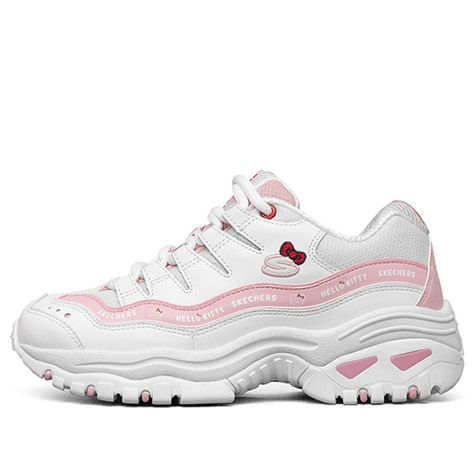 Skechers Hello Kitty x Energy Marathon Running Shoes/Sneakers Shoes Png, Hello Kitty Shoes, Dr Shoes, Marathon Running Shoes, Cute Sneakers, Everyday Shoes, Aesthetic Shoes, Marathon Running, Pink Shoes