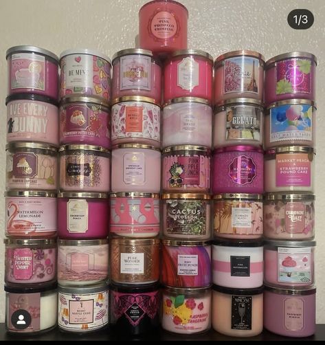 Bath And Body Work Collection, Bath And Body Works Candles Collection, Bath And Body Works Candles Reuse, Bath And Body Works Candles Aesthetic, Bath And Body Works Perfume Aesthetic, Bath And Body Works Aesthetic, Bath And Body Works Collection, 2000s Design, Candle Reuse