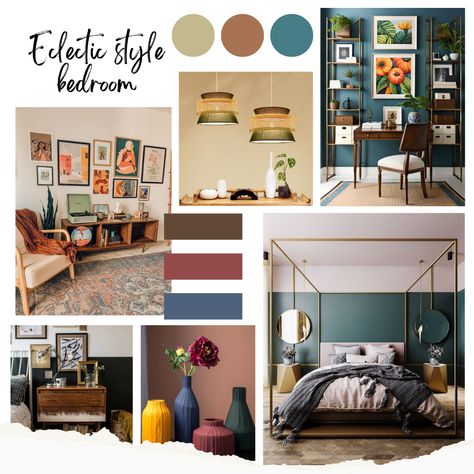 #moodboard #eclectic #aesthetic #interiordesign #interiors #homedecor #decor #styling #homestyling #DIY Eclectic Interior Design Mood Board, Eclectic Mood Board, Electric Interior, Architecture Museum, Colour Interior, Project Architecture, Eclectic Chic, Eclectic Aesthetic, Eclectic Interior Design