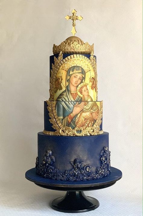 Priest Cake, Christian Wedding Cake, Jesus Cake, Christian Cakes, Mary Cake, First Communion Cake, Religious Cakes, Catholic Decor, Communion Cakes