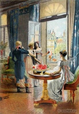 Our goddesses of the Year VIII., (1799). France Flag, Regency Period, Regency Fashion, Parisian Life, French Empire, French Revolution, Historical Romance, Belle Epoque, Jane Austen