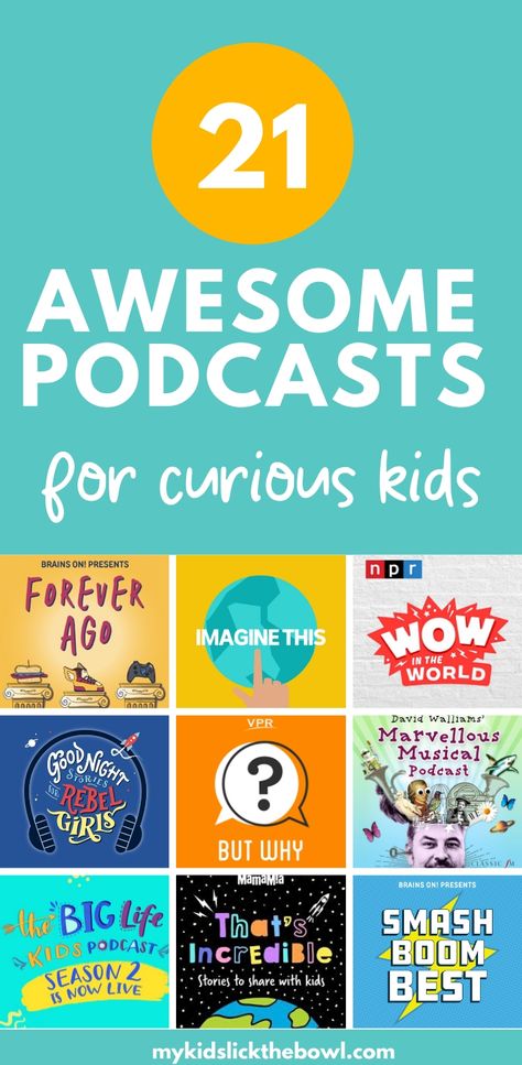 Fiction Stories For Kids, Mindset Podcasts, Educational Podcasts, Podcasts For Kids, Good Night Story, School Survival Kits, Reading Charts, Curious Kids, Life Journal