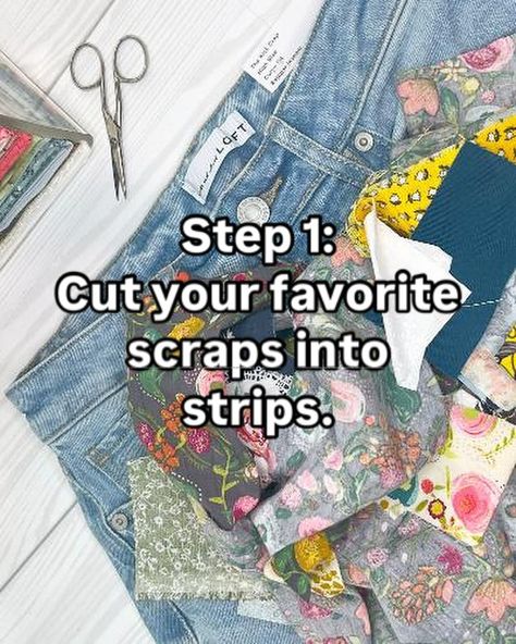 6 easy steps to add patchwork to jeans. Make it your own and tag me @olliesaradesigns I would love to see it! #diy #patchworkjeans #wastenotwantnot #wastenotwantnotcreations #scrapfabric #scrapfabricproject #remnantfabric #leftoverfabric #leftoverfabricproject #fabricscraps #reducereuserecycle Patchwork Pants Diy, Diy Patchwork Jeans, Reduce Reuse Recycle, Scrap Fabric Projects, Patchwork Jeans, Leftover Fabric, Jeans Diy, Fabric Projects, Easy Step