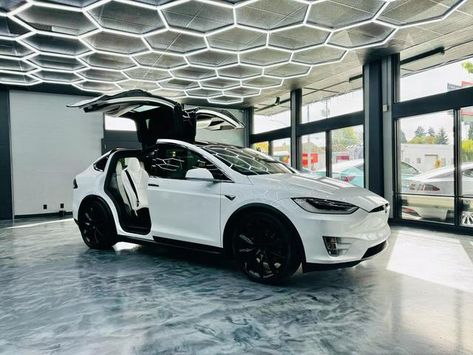 2016 Tesla Model X P90DL for sale. 6 SEAT. Full Self Driving. Free Supercharging. Pearl White. White Interior. $54,995. Nationwide Shipping. Financing. Tesla Model X White, Tesla Model X, Self Driving, Tesla Model, White Interior, White White, Tesla, Pearl White, Dream Cars