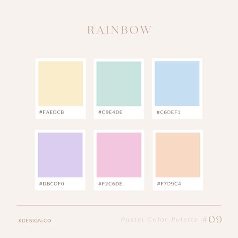 21 Beautiful Pastel Color Palette Examples with Color Codes Pastel Palettes, Pastel Blue Color, Pastel Color Palette, Orange Color Palettes, Rainbow Palette, Hex Color Palette, Pink Palette, 사진 촬영 포즈, Color Palette Pink