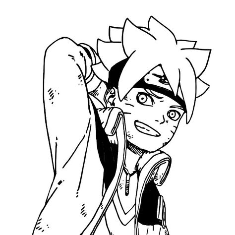 Boruto Uzumaki Manga, Boruto Manga Icon, Uzumaki Manga, Boruto Manga, Baruto Manga, Manga Pfps, Colored Manga, Manga Pfp, Uzumaki Boruto