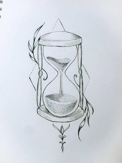 Hand Holding Hourglass Drawing, Tattoo Hourglass Clock, Hour Glass Tattoos For Women, Simple Hourglass Tattoo, Hourglass Tattoo Feminine, Hourglass Tattoo Design, Women's Back Tattoos, Hourglass Tattoos, Hourglass Drawing