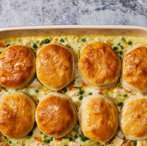 Pot Pie Casserole, Chicken Pot Pie Filling, Chicken Pot Pies, Chicken Pot Pie Casserole, Pot Pie Filling, Easy Chicken Pot Pie, Buttery Biscuits, Pot Pies, Winter Dinner