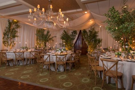 Ballroom Transformation Wedding, Industrial Wedding Reception, Indoor Wedding Decorations, Classic Summer Wedding, Ballroom Wedding Reception, Wedding Reception Themes, Italian Inspired Wedding, Indoor Wedding Receptions, Secret Garden Wedding