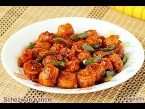 Schezwan paneer recipe made in Indo chinese style is a starter that can be served with noodles or fried rice. You can serve this as a starter or a snack Schezwan Paneer, Paneer Starters, Indian Paneer Recipes, Fried Paneer, Indian Cheese, Schezwan Sauce, Paneer Cheese, Restaurant Style Recipes, Paneer Dishes