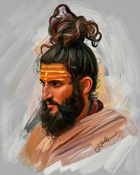 Aghori Painting 2023 #aghori #painting Aghori Painting, Painting 2023, Long Beards, Quick Crafts, Face Tattoo, Indian Paintings, Character Poses, Disney Character, Digital Painting