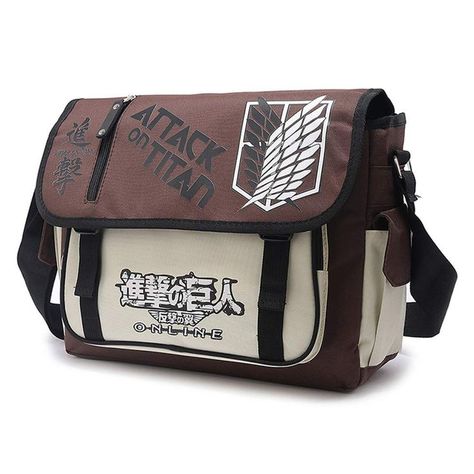 ASLNSONG Japanese Anime Shoulder Bag School Bag Messenger Bag Crossbody Pack Shoulder Bag School, Anime Bag, Laptop Messenger Bags, Medium Sized Bags, School Bags For Girls, Bag School, Canvas Messenger Bag, Printed Canvas, Shoulder Messenger Bag