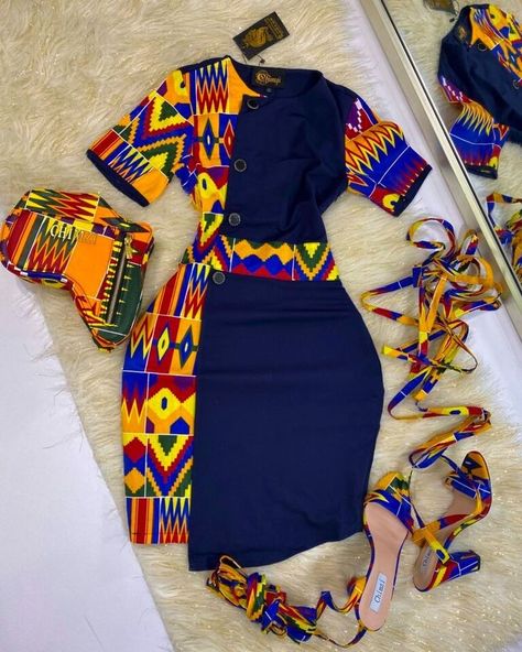 Ghana Clothing Styles, African Design Dresses Ankara, Africa Fashion Traditional, Africa Fashion Woman, Outing Dress, Modern African Clothing, Fancy Gown, Oversized Hat, Maxi Design