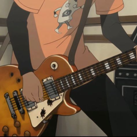 Manga Guitarist, Anime Guitarist, Cool Lock Screens, Lock Screens, Sketches Tutorial, Music Images, Aesthetic Vibes, Music Aesthetic, Anime Stickers