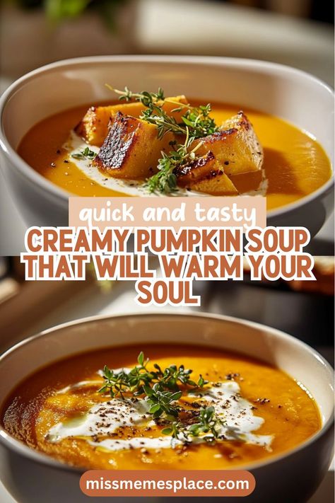 Cold Pumpkin Soup, Spiced Pumpkin Bisque, Canned Pumpkin Soup, Recipes With Canned Pumpkin, Fresh Pumpkin Soup, Pumpkin Soup Recipes, Fall Soups And Stews, Pumkin Soup, Pumpkin Coconut Soup