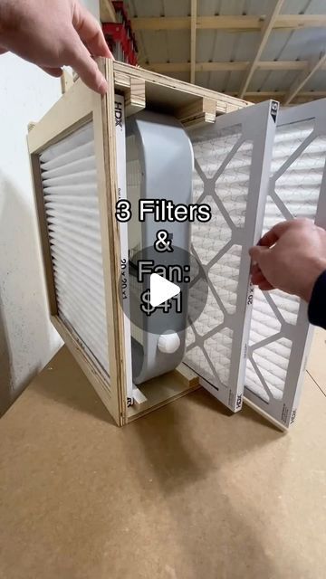 Diy Air Filter, Air Cleaner Design, Diy Air Purifier, Iron Lung, Carport With Storage, Tent Set Up, Diy Ceiling, Barns Sheds, Wood Burning Crafts