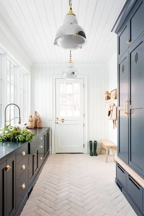 Check out these mudroom tile ideas for both stylish and durable flooring. #arinsolangeathome #homedecor #DIY #mudroom #amazonfinds The Mcgee Home, Mcgee Home, Mudroom Laundry Room, Mudroom Design, Favorite Paint Colors, Classic Kitchen, Dark Kitchen Cabinets, Laundry Mud Room, Up House