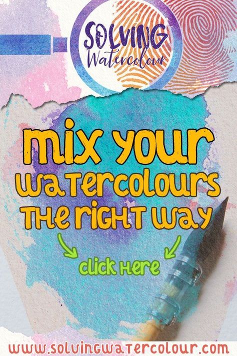 Mix Watercolors, Learn Watercolor Painting, Frida Art, Art Tutorials Watercolor, Watercolor Flowers Tutorial, Watercolor Beginner, The Color Wheel, Watercolor Mixing, Learn Watercolor