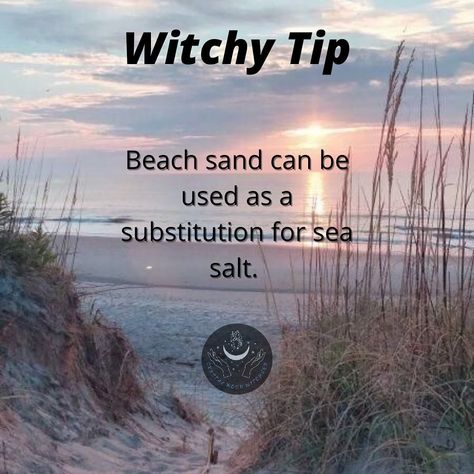 Great use for beach sand. Weather Magick, Magickal Tips, Witchy Spells, Digital Grimoire, Real Spells, Music And The Brain, Herbal Education, Witch Tips, Witchy Tips